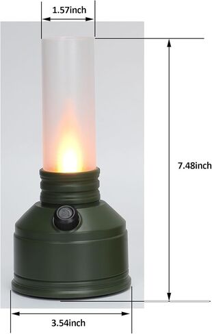 ضوء لهب LED USB قابل لإعادة الشحن، شعلة لهب تأثير ضوء النار، مصابيح داخلية، مدفأة، ضوء رومانسي للمنزل، الحفلات، التخييم، البار، المطاعم، حفلات الزفاف (أخضر) in Kuwait