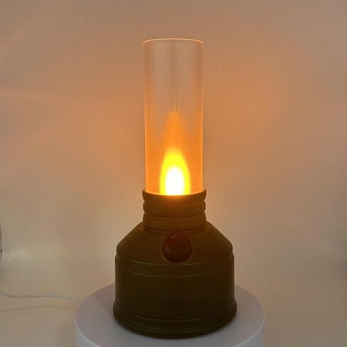 ضوء لهب LED USB قابل لإعادة الشحن، شعلة لهب تأثير ضوء النار، مصابيح داخلية، مدفأة، ضوء رومانسي للمنزل، الحفلات، التخييم، البار، المطاعم، حفلات الزفاف (أخضر) in Kuwait