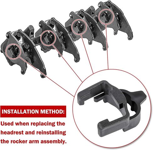 مشبك تثبيت ذراع الروك W302193 متوافق مع محركات الديزل Ford F250 F350 F450 F550 2003-2010 6.0L - مجموعة من 16 قطعة in Kuwait