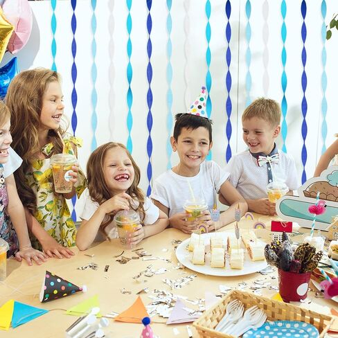 PIGETALE Crepe Paper Streamers, 8 Pastel Rolls, 656ft Party Decor in Kuwait