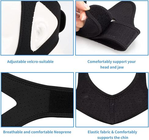 Snoring Chin Strap Chin Strap for snoring by KELIHAWK Anti Snoring Chin Strap Sleep Devices Snore Sleep aid Sleep Aid Device Snoring Solution Stop Snoring for Men &Women Have A Best Night in Kuwait