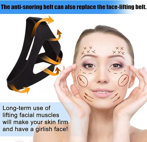 Snoring Chin Strap Chin Strap for snoring by KELIHAWK Anti Snoring Chin Strap Sleep Devices Snore Sleep aid Sleep Aid Device Snoring Solution Stop Snoring for Men &Women Have A Best Night in Kuwait