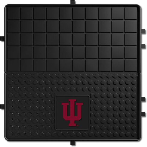 FANMATS 12260 NCAA Indiana Hooisers Back Row Utility Car Mats - 2 Piece Set, 14in. x 17in., All Weather Protection, Universal Fit, Deep Resevoir Design, Molded Team Logo in Saudi Arabia