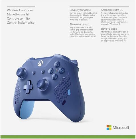 وحدة تحكم Xbox اللاسلكية - الإصدار الرياضي الأزرق الخاص (متجدد) in Saudi Arabia