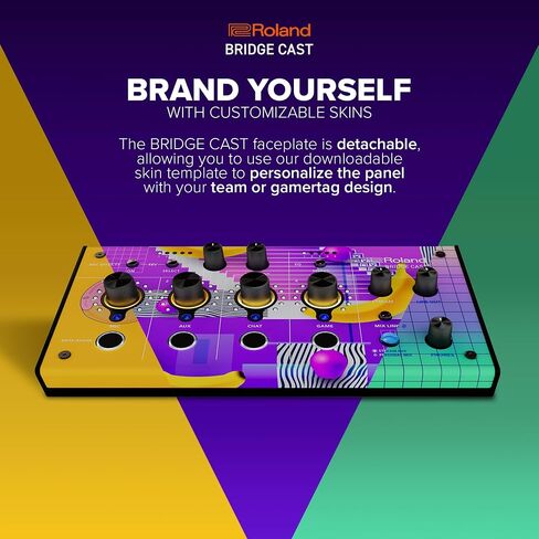 خلاط ألعاب Roland BRIDGE CAST Dual Bus باللون الأبيض الثلجي | واجهة تدفق الصوت الاحترافية وخلاط الألعاب عبر الإنترنت | أجهزة 32 بت DSP | اتصال USB-C بنظام Windows وMac | مدخل XLR للميكروفونات in Saudi Arabia