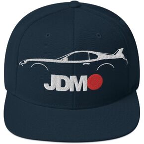 Japanese Car Culture 90s JDM Supra Custom Embroidered Outline Silhouette Snapback Hat snap Back Cap in Saudi Arabia