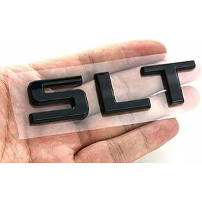 One Pcs SLT Emblem Replacement For 2014-2020 GMC Sierra GMC Yukon 1500HD 2500HD 3500HD (Chrome) in Saudi Arabia