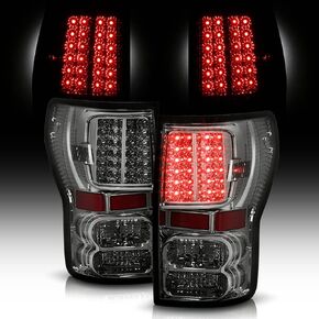 ACANII - For Smoked 2007-2013 Toyota Tundra Pickup LED Tail Lights Brake Lamps Left+Right in Saudi Arabia