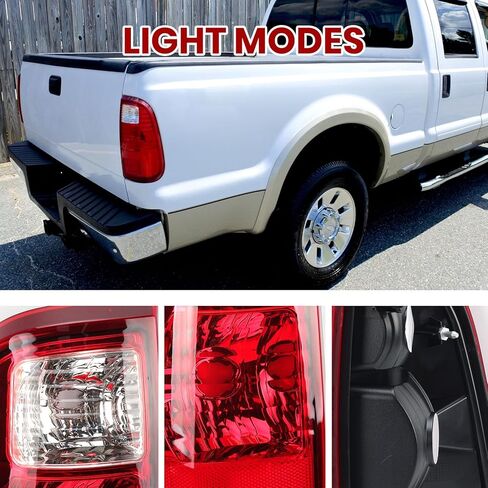 Tail Light Rear Lamp For Ford F250 F350 2008 2009 2010 2011 2012 2013 2014 2015 2016 FO2801208 Without Bulb (Right Passenger Side) in Kuwait