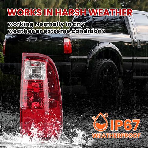 Tail Light Rear Lamp For Ford F250 F350 2008 2009 2010 2011 2012 2013 2014 2015 2016 FO2801208 Without Bulb (Right Passenger Side) in Kuwait