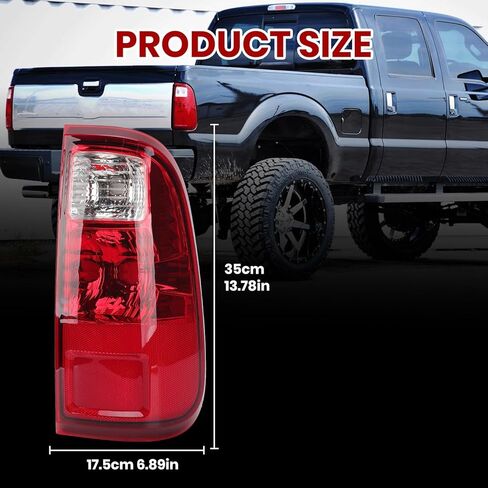 Tail Light Rear Lamp For Ford F250 F350 2008 2009 2010 2011 2012 2013 2014 2015 2016 FO2801208 Without Bulb (Right Passenger Side) in Kuwait