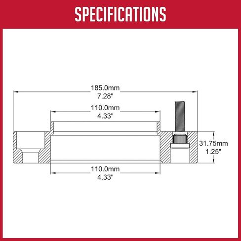 إكسسوارات العجلات أجزاء 4 أجهزة كمبيوتر محور مركزية فواصل العجلة 5 على 150 مم 5x150mm 1.25 بوصة سميكة M14x1.5 14x1.5 مرأى in Saudi Arabia