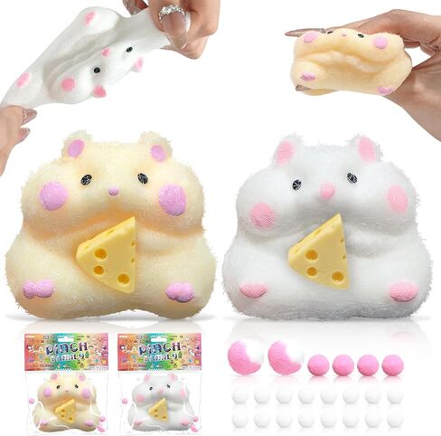 Stress Relief Toy Taba Cat Paw, 4Pcs Squeeze Toys Paw, Cute Sensory Toys, Taba Handmade Soft, Bouncy Stress and Relaxation Toy, Stretchable Springy Fufu Cat Paw, Fidget Toys for Adults in Saudi Arabia