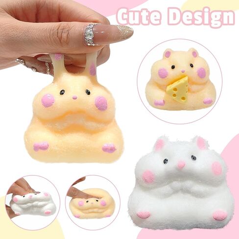 Stress Relief Toy Taba Cat Paw, 4Pcs Squeeze Toys Paw, Cute Sensory Toys, Taba Handmade Soft, Bouncy Stress and Relaxation Toy, Stretchable Springy Fufu Cat Paw, Fidget Toys for Adults in Saudi Arabia