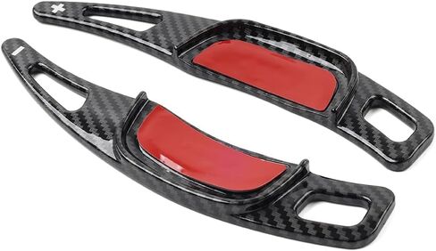 GZYF 2pcs ABS Shift Shifter Paddle Extension Steering Wheel Carbon Fiber Black for Mazda 3 Hatchback 3 Sedan CX-90 CX-30 CX-50 CX-60 MX-30 in Saudi Arabia