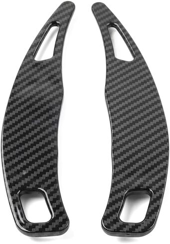 GZYF 2pcs ABS Shift Shifter Paddle Extension Steering Wheel Carbon Fiber Black for Mazda 3 Hatchback 3 Sedan CX-90 CX-30 CX-50 CX-60 MX-30 in Saudi Arabia