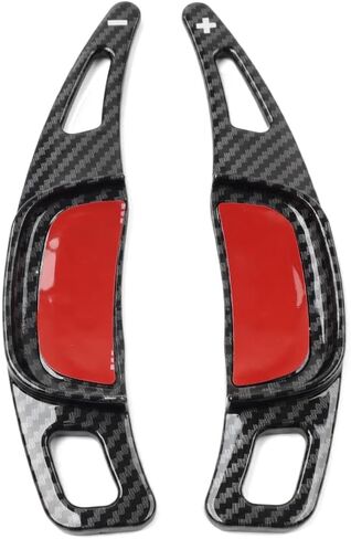 GZYF 2pcs ABS Shift Shifter Paddle Extension Steering Wheel Carbon Fiber Black for Mazda 3 Hatchback 3 Sedan CX-90 CX-30 CX-50 CX-60 MX-30 in Saudi Arabia