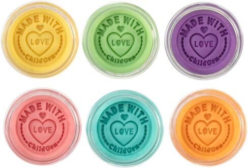 Natural Play Dough Set 6PCS | Non-Toxic, Super Soft, Long Lasting Play Dough | Modeling Dough Set of 6 in Kuwait
