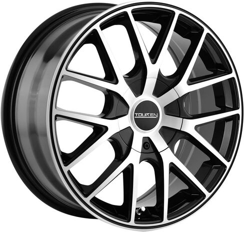 TR60 19x8.5 ، نمط الترباس: 5x108/4.5 ، الإزاحة: 40 ، حلقة أسود/أسود/آلي ، مجموعة من 1 in Kuwait