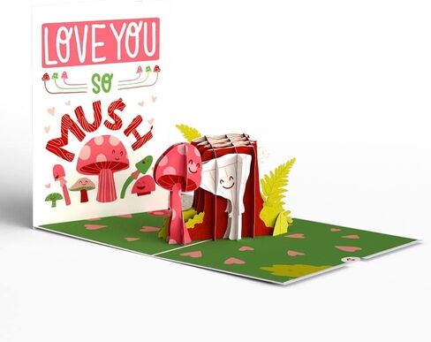 Lovepop Friendship Pop-Up Card for Her and Him - 3D Greeting Cards for Boys, Girls, Men, Women - 5" x 7" Sushi Card - Blank Note Card & Envelope Included in Kuwait