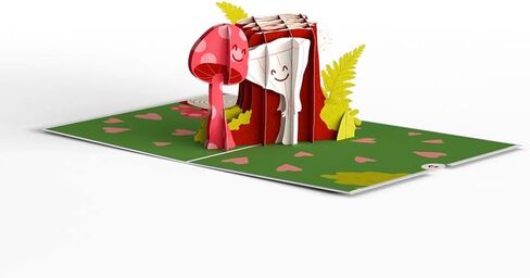 Lovepop Friendship Pop-Up Card for Her and Him - 3D Greeting Cards for Boys, Girls, Men, Women - 5" x 7" Sushi Card - Blank Note Card & Envelope Included in Kuwait