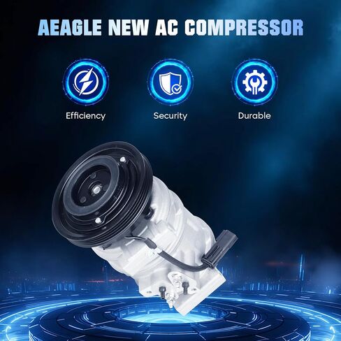Air Conditioner AC Compressor with Clutch for Dodge Neon 2.0l 2.4l 2003 2004 2005, for Dodge SX 2.0 03 04 05, for Chrysler PT Cruiser 2.4 2.4l 2001-2009 in Saudi Arabia