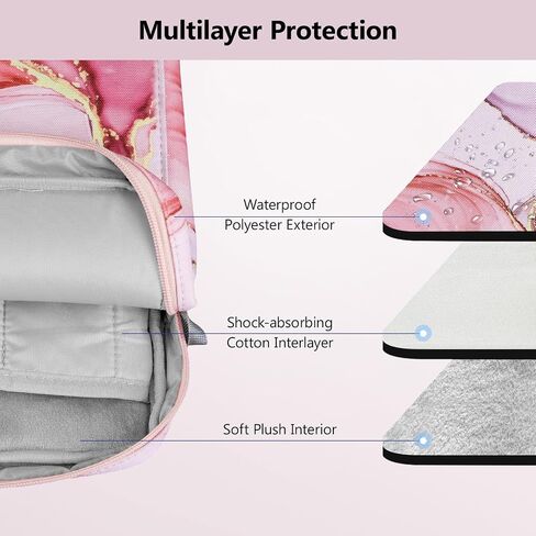 Book Sleeve with Zipper, Book Protector Pouch Book Pouch, Book Cover Book Carrying Case for Book Lovers - Ideal Book Accessory for Study Supplies Readers and Students, Night Blue in Saudi Arabia