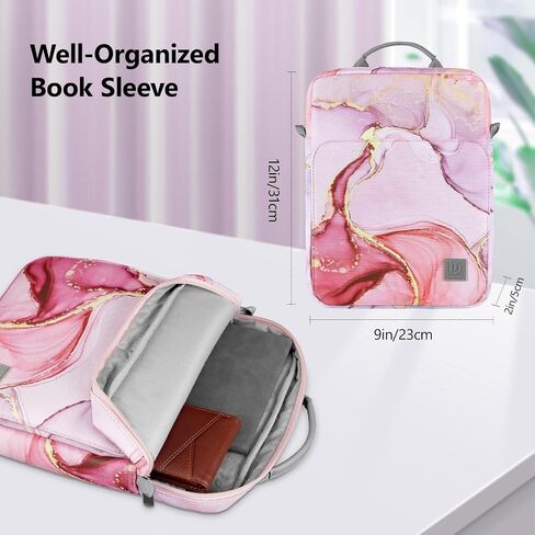Book Sleeve with Zipper, Book Protector Pouch Book Pouch, Book Cover Book Carrying Case for Book Lovers - Ideal Book Accessory for Study Supplies Readers and Students, Night Blue in Saudi Arabia