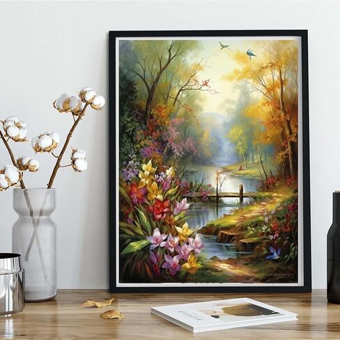 Kaliosy 5D Diamond Art Kits for Adults Beautiful Wolf by Number Kits, Diamond Painting Art Woman Animal DIY Full Drill Crystal Craft Cross Stitch Embroidery Decoration (12x16 inch) 30x40 cm in Kuwait