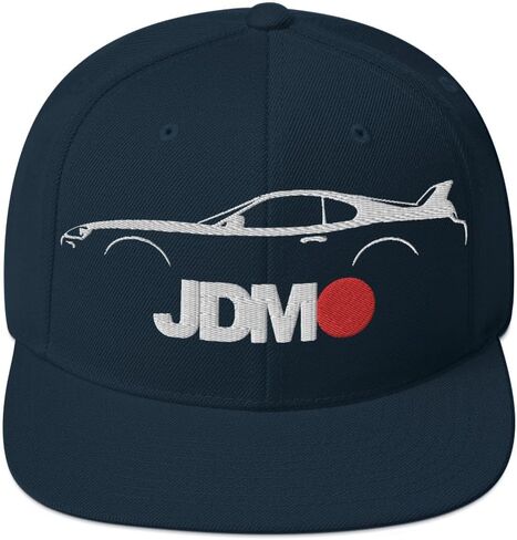 ثقافة السيارات اليابانية 90s JDM أعلاه مخطط تفصيلي مخطط ظري Snapback قبعة خلفية in Saudi Arabia