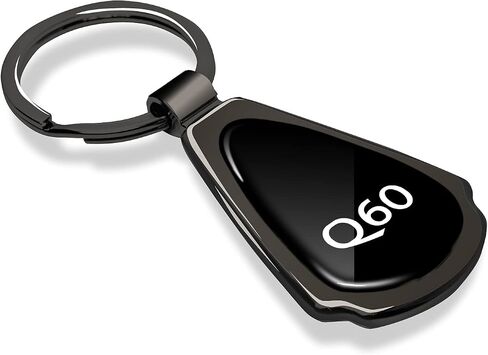 ل infiniti Q60 أسود قبة غونميتال الأسود المعدني السلسلة المفتاح in Saudi Arabia