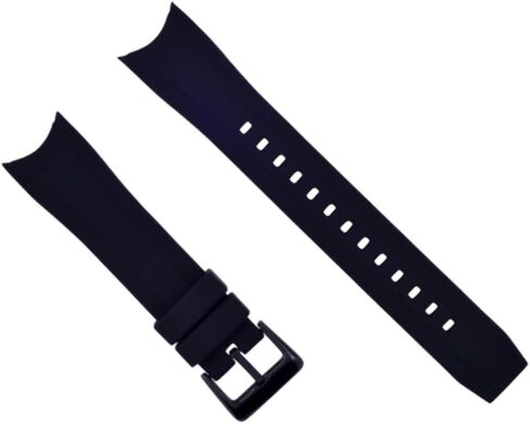 حزام شريط المطاط eWatchparts متوافق مع Citizen BN0085-01E BJ2110 BJ2115-07E BJ2117-0 Black Buckle in Saudi Arabia
