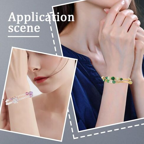 500 Loops 22 Gauge Steel Memory Wire Bracelets Bulk Jewelry Memory Wire Beading gold cuff bangle Findings for Jewelry Making Supplies DIY Crafts Bracelets Rings Necklace Wrap Art Creations in Kuwait