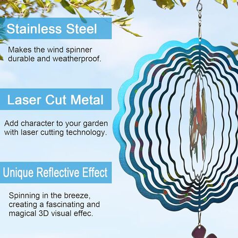Cat Wind Spinners,3D Stainless Steel Hanging Spinner,Cat Lover Gifts,Wind Catchers Sculpture for Indoor,Outdoor Decor,Yard Art in Saudi Arabia