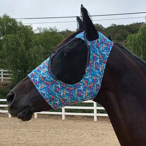 Profession's Choice Sports Medicine Products ، Inc. Professional's Pattern Comfort Fit Fly Mask Pokerface Pony in Kuwait