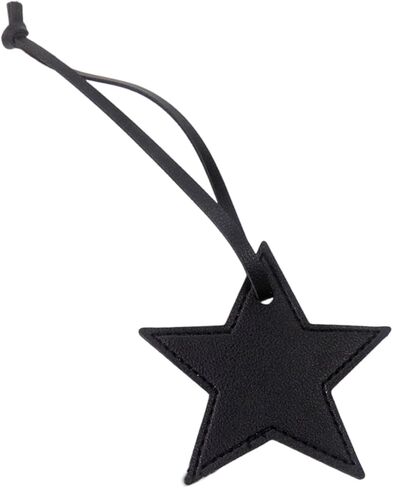 Star Shaped Leather Luggage Charm Versatile Five-Pointed Star Keychain for Women Girls Fashionable Bag Accessory in Kuwait