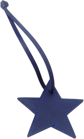 Star Shaped Leather Luggage Charm Versatile Five-Pointed Star Keychain for Women Girls Fashionable Bag Accessory in Kuwait