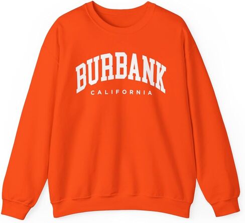 Burbank California Adult Unisex Crewneck Sweatshirt in Saudi Arabia