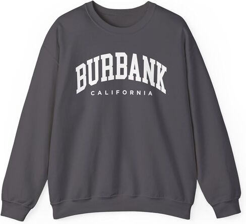 Burbank California Adult Unisex Crewneck Sweatshirt in Saudi Arabia