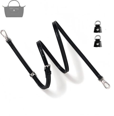 حزام الأكياس المطورة يناسب حقيبة Longchamp Mini ، وأشرطة محفظة جلدية استبدال Crossbody ، وأشرطة قابلة للتعديل مناسبة لحقيبة Le Pliage Mini ، مع عبوات مربع الهدايا (البني الذهب) in Kuwait