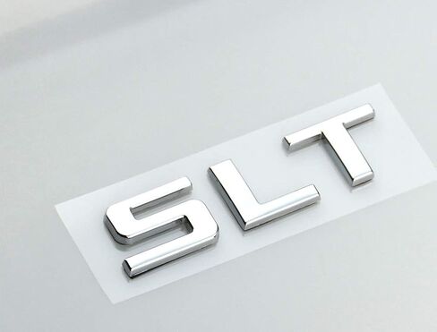 PCS SLT Emblem Embleming لعام 2014-2020 GMC Sierra GMC Yukon 1500HD 2500HD 3500HD (Chrome) in Kuwait