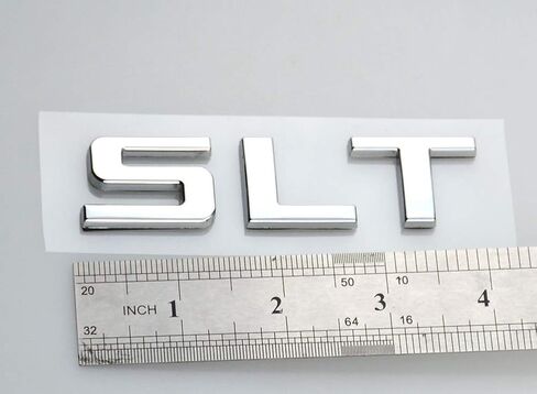 PCS SLT Emblem Embleming لعام 2014-2020 GMC Sierra GMC Yukon 1500HD 2500HD 3500HD (Chrome) in Kuwait