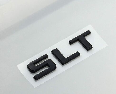 One Pcs SLT Emblem Replacement For 2014-2020 GMC Sierra GMC Yukon 1500HD 2500HD 3500HD (Chrome) in Saudi Arabia