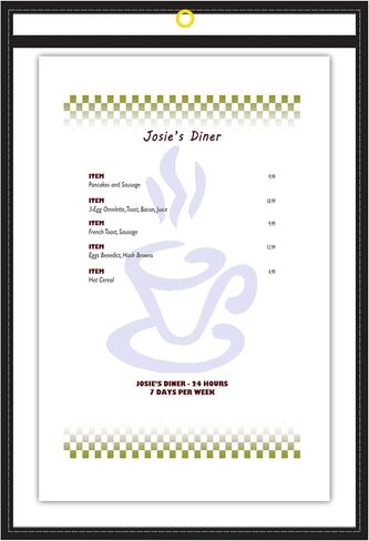 C-Line Stitched Shop Ticket Holders, Both Sides Clear, 12 x 15 Inches, 25 per Box (46125) in Kuwait