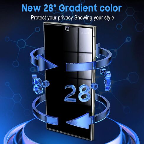 Uyiton Unbreak-Glass for Samsung Galaxy S23 Plus Privacy Screen Protecor in Kuwait
