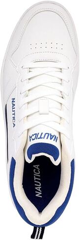 Nautica Men's Classic Low-Top Sneakers – Retro Lace-Up Casual Shoes for Tennis and Basketball-Inspired Style in Saudi Arabia