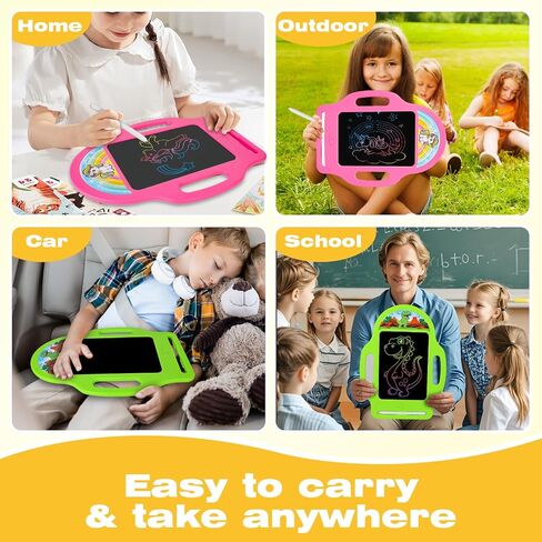LAEBULD LCD كتابة قرص للأطفال - 8.5 بوصة رسم ألعاب أطفال لأطفال الفتيات فتيان الرسم من أجل 3 4 5 6 7 8 8 سنوات هدايا عيد ميلاد للبنات والفتيان الأخضر in Kuwait