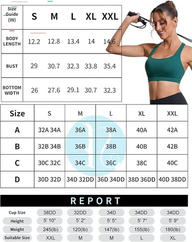 RUNNING GIRL Sports Bras for Women High Support,Racerback High Impact Grey Sports Bra Moulded Cup Workout Bra Push up in Saudi Arabia