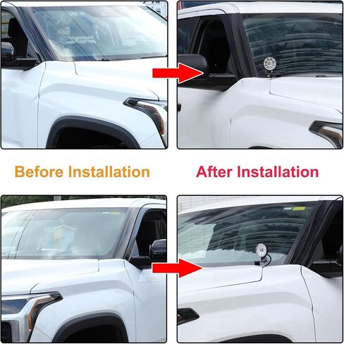 Ditch Hood Light Mount Brackets متوافقة مع Toyota Tundra 2022-2025 Truck Hood LED SPOTIGHT LIGH in Saudi Arabia