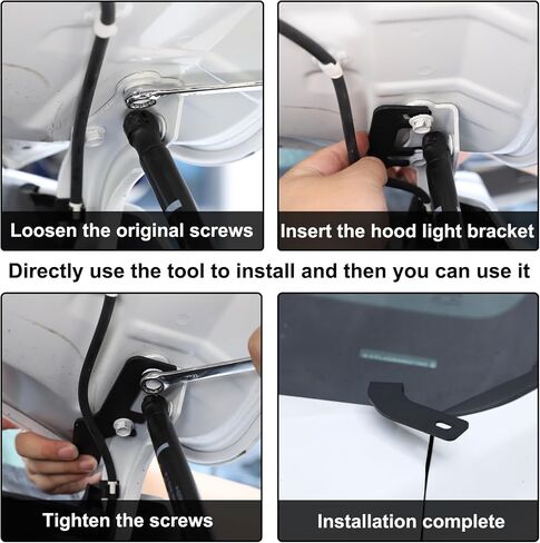 Ditch Hood Light Mount Brackets متوافقة مع Toyota Tundra 2022-2025 Truck Hood LED SPOTIGHT LIGH in Saudi Arabia